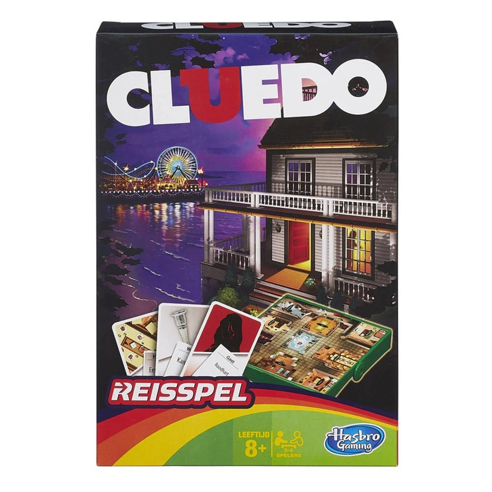 Hasbro Gaming Cluedo Reisspel 4 Hasbro Gaming Cluedo Reisspel - Afbeelding 4