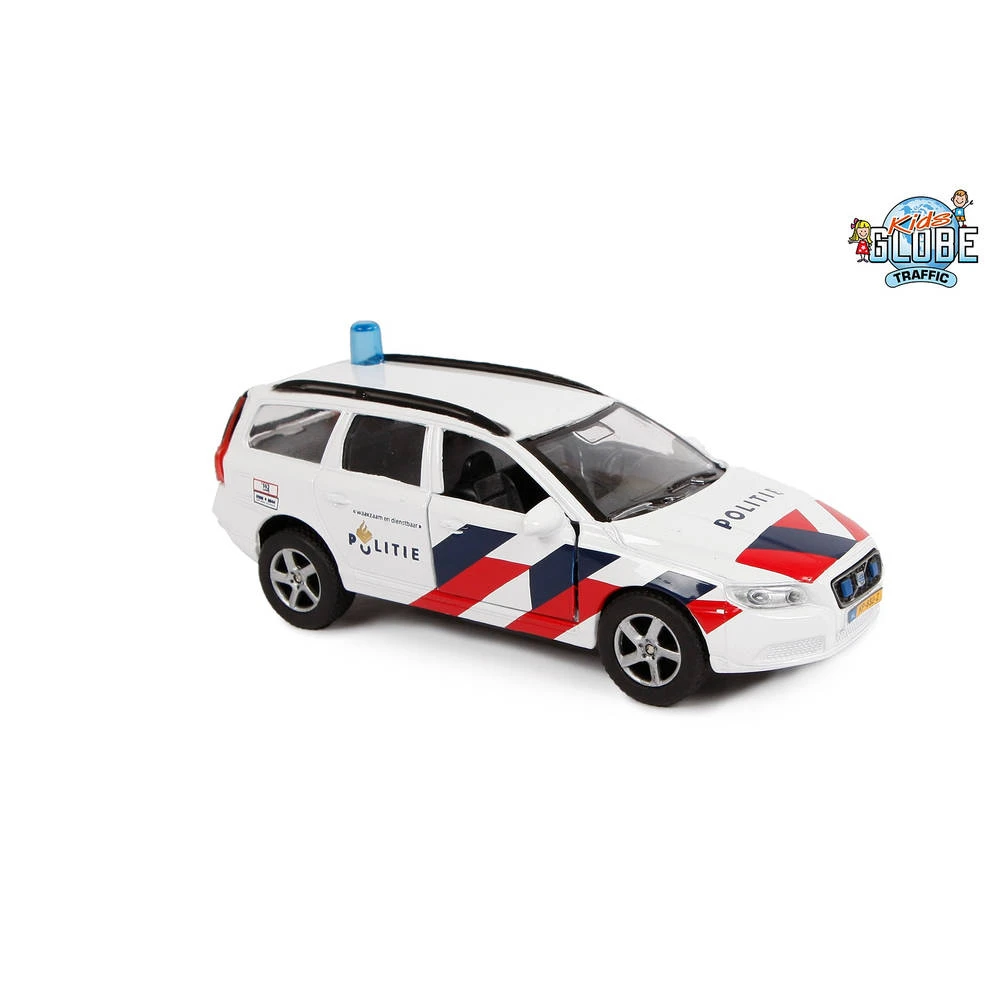 Kids Globe Traffic Politieauto Met Licht En Geluid Die-cast 1 Kids Globe Traffic Politieauto Met Licht En Geluid Die-cast