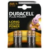 Duracell Plus Power AAA Alkaline Batterijen - 4 Stuks