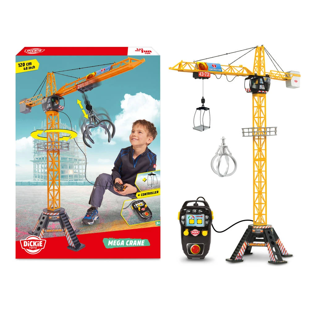 Dickie Toys Mega Kraan 120 Cm 1 Dickie Toys Mega Kraan 120 Cm