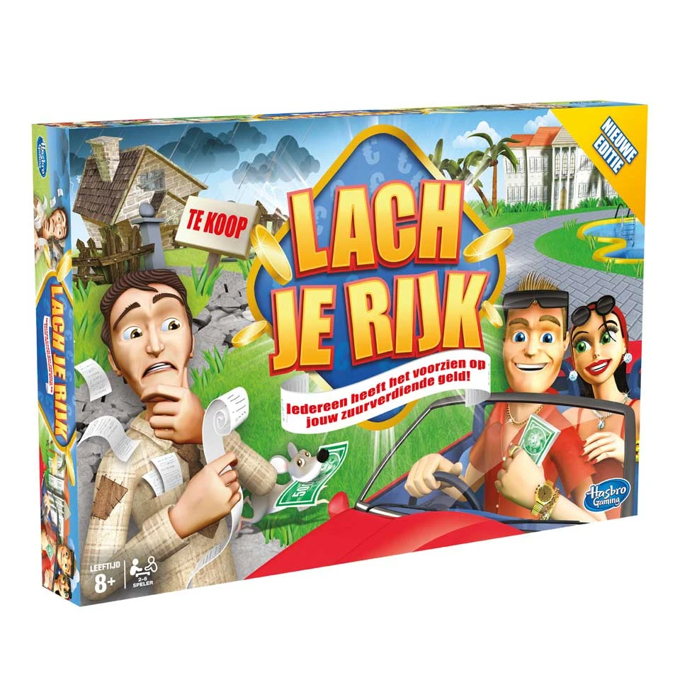 Hasbro Gaming Lach Je Rijk 2 Hasbro Gaming Lach Je Rijk - Afbeelding 2