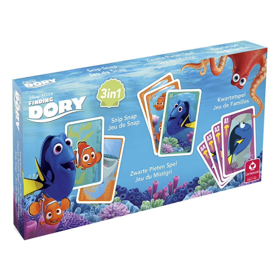 No Brand Disney Finding Dory 3-in-1 Kaartspel 1 No Brand Disney Finding Dory 3-in-1 Kaartspel