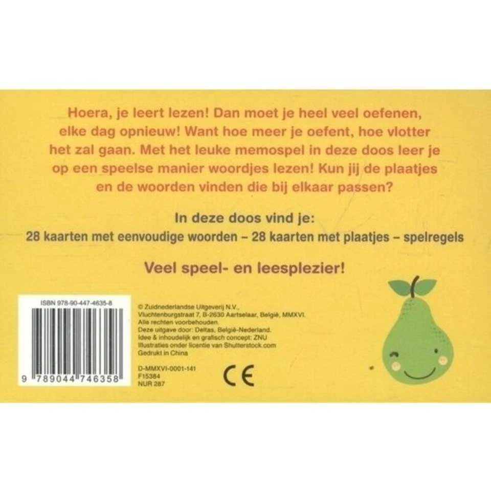 No Brand IK LEER LEZEN! MEMO-SPEL 2 No Brand IK LEER LEZEN! MEMO-SPEL - Afbeelding 2