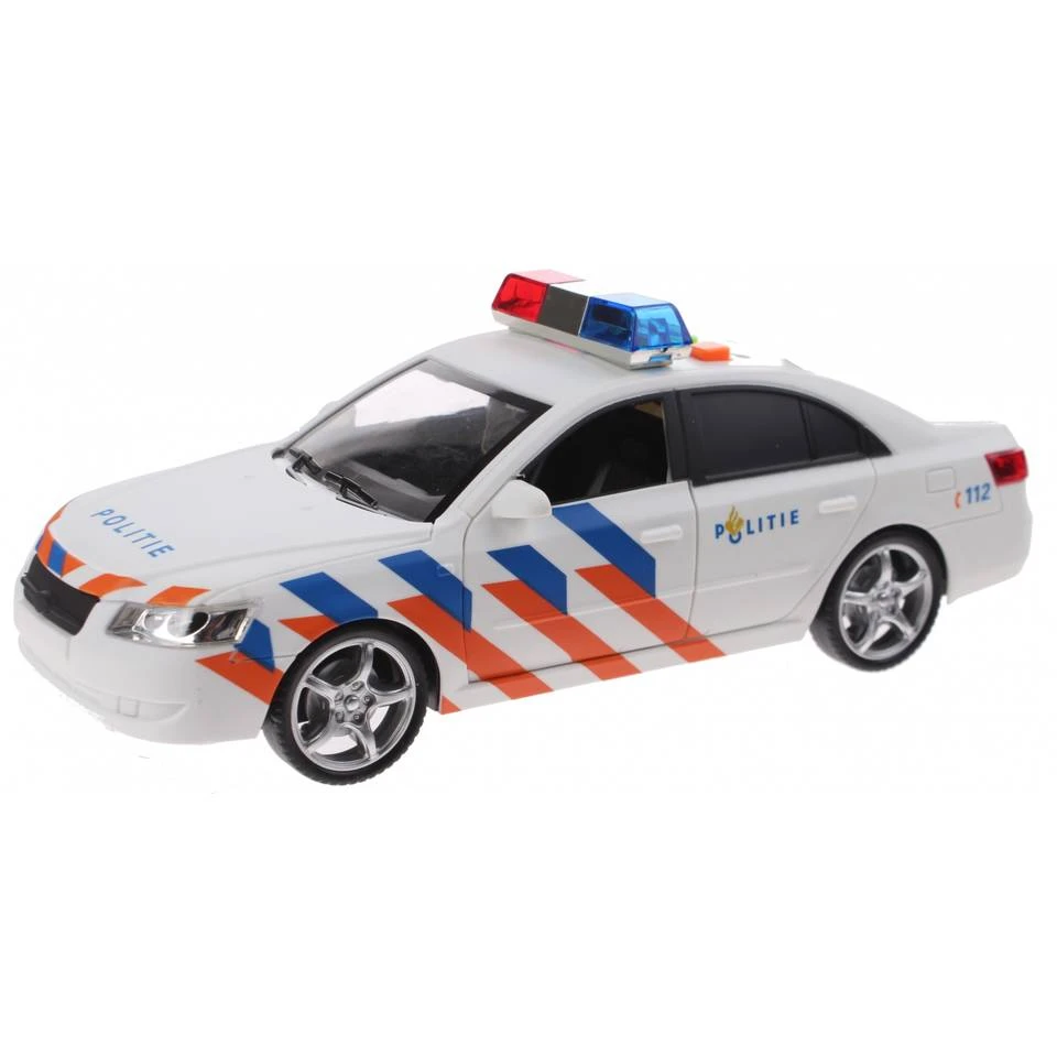 No Brand Toi-toys Politiewagen Met Licht En Geluid - 24 Cm - Wit 1 No Brand Toi-toys Politiewagen Met Licht En Geluid - 24 Cm - Wit