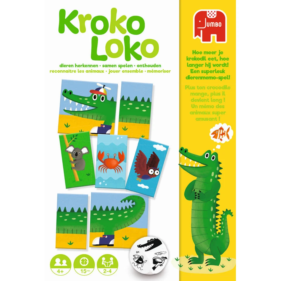 Jumbo Kroko Loko Memoryspel 2 Jumbo Kroko Loko Memoryspel - Afbeelding 2