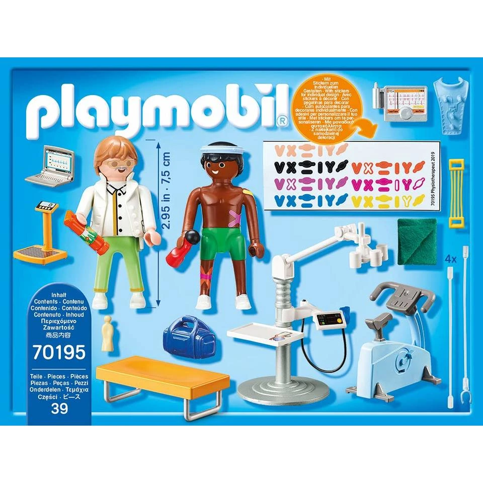 PLAYMOBIL City Life Praktijk Fysiotherapeut 70195 4 PLAYMOBIL City Life Praktijk Fysiotherapeut 70195 - Afbeelding 4
