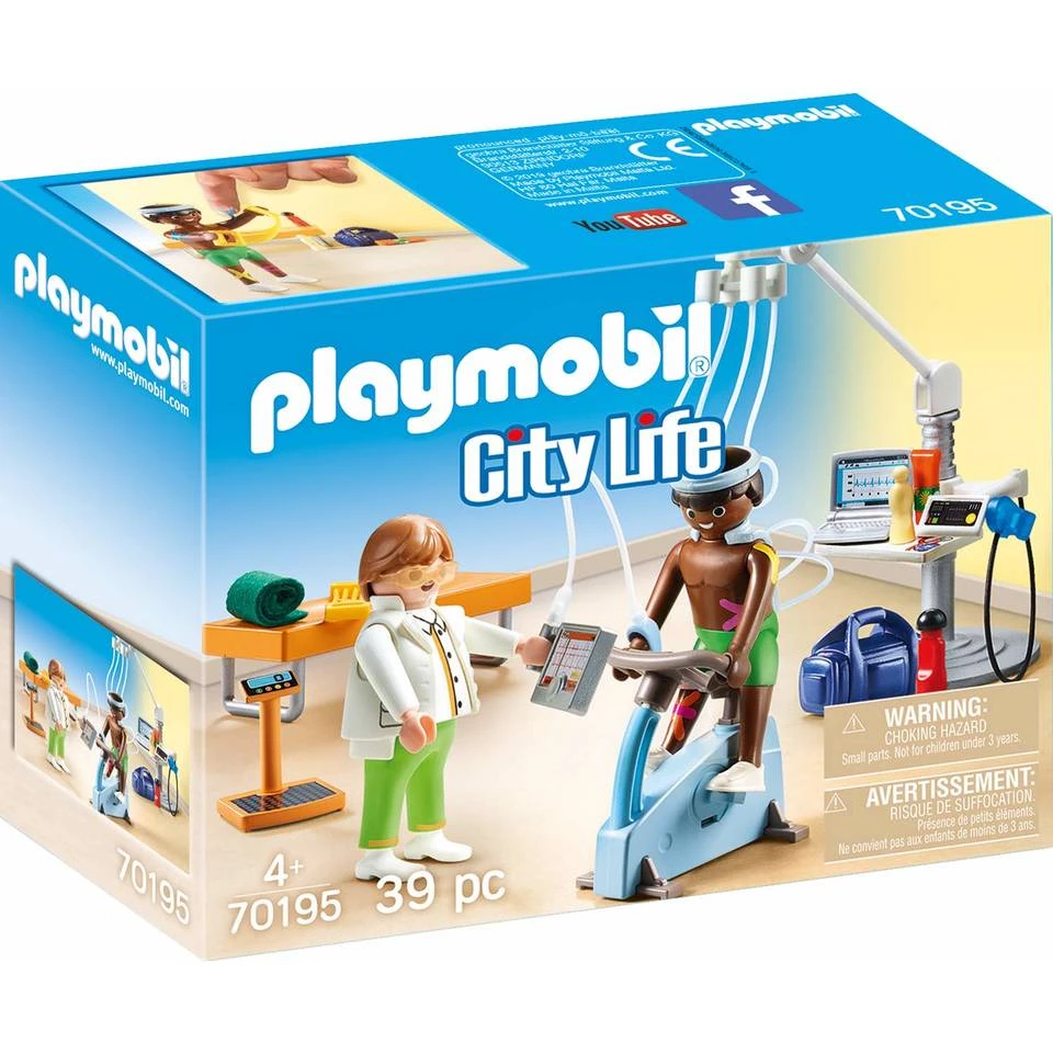 PLAYMOBIL City Life Praktijk Fysiotherapeut 70195 1 PLAYMOBIL City Life Praktijk Fysiotherapeut 70195