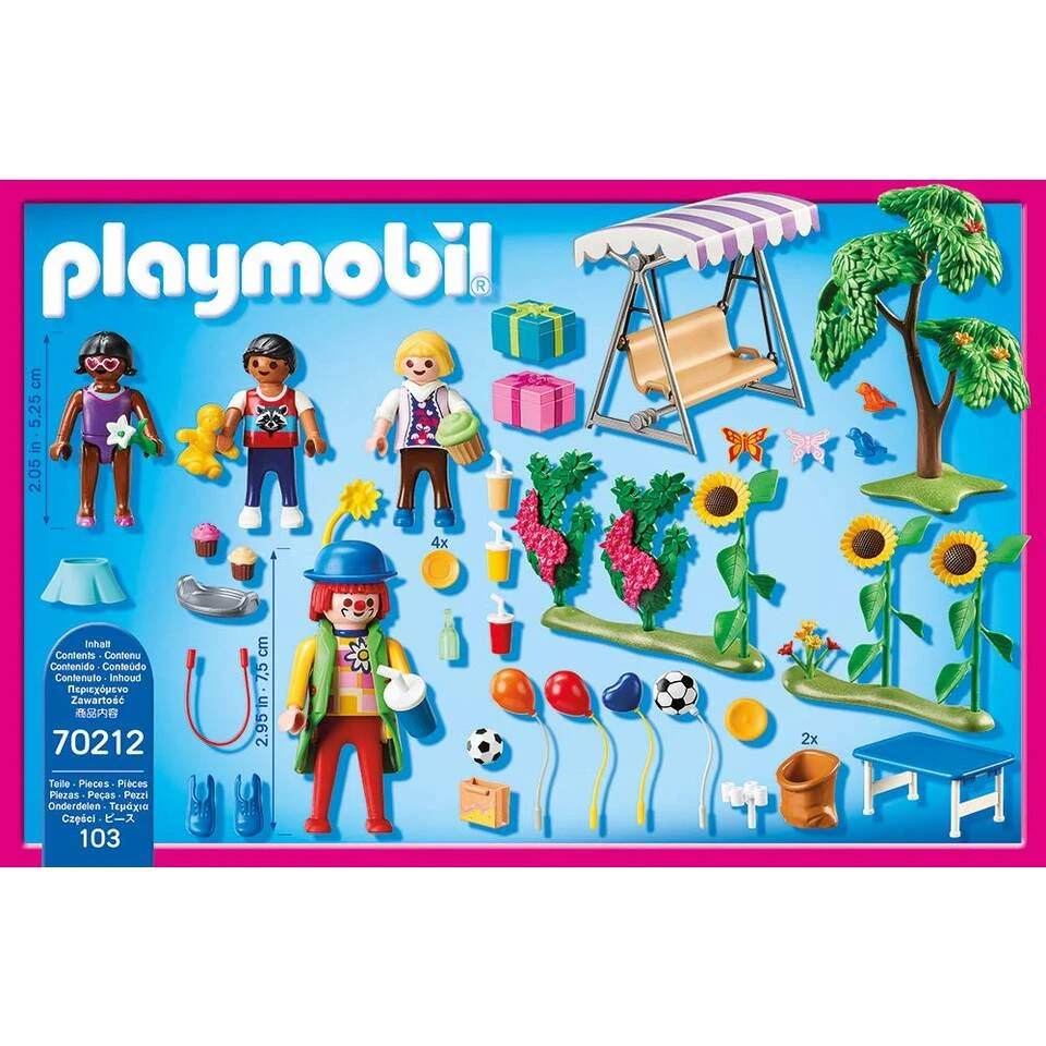 PLAYMOBIL Dollhouse Kinderfeestje Met Clown 70212 4 PLAYMOBIL Dollhouse Kinderfeestje Met Clown 70212 - Afbeelding 4