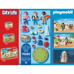 PLAYMOBIL City Life Kinderen Met Verkleedkoffer 70283 -Speelgoed Verkoop Winkel 1980422 ad9a29b6