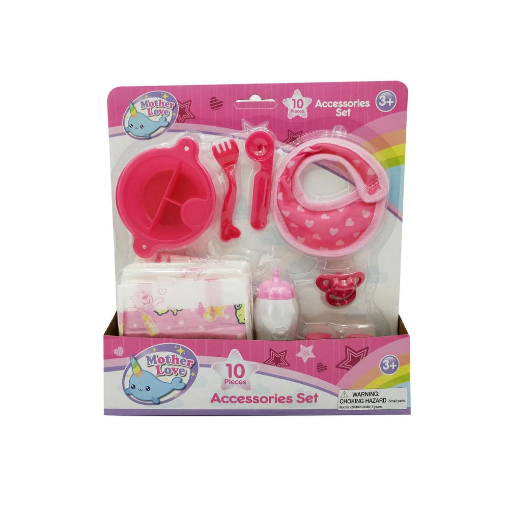 No Brand Poppenaccessoires Set 10-delig 2 No Brand Poppenaccessoires Set 10-delig - Afbeelding 2