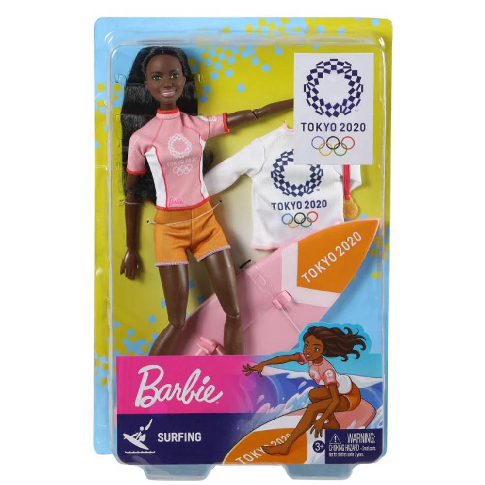 Barbie Olympische Spelen Pop Surfer Tokyo 2020 2 Barbie Olympische Spelen Pop Surfer Tokyo 2020 - Afbeelding 2