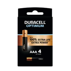 Duracell Alka Optimum AAA-batterijen Set 4-delig