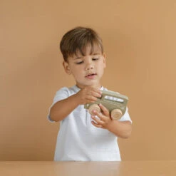 Little Dutch Houten Busje - Olijfkleurig -Speelgoed Verkoop Winkel 1985446 009766cd