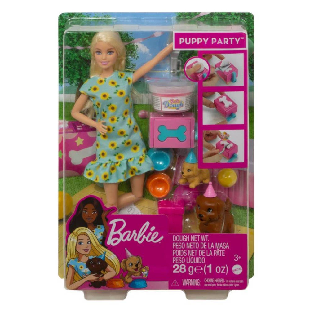 Barbie Puppy Feestje - Blond 2 Barbie Puppy Feestje - Blond - Afbeelding 2