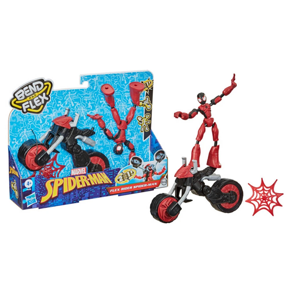 Hasbro Marvel Avengers Bend And Flex Rider Spider-Man 2 Hasbro Marvel Avengers Bend And Flex Rider Spider-Man - Afbeelding 2