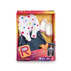 Poppenkleding Hartjes T-shirt En Rokje -Speelgoed Verkoop Winkel 1987017 0f8a733c