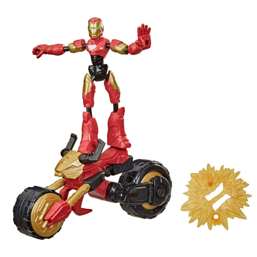 Hasbro Marvel Avengers Bend And Flex Rider Iron Man 1 Hasbro Marvel Avengers Bend And Flex Rider Iron Man