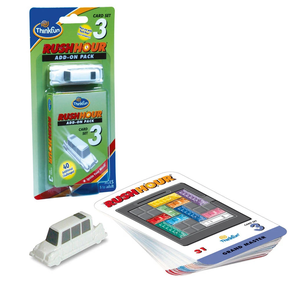 Ravensburger ThinkFun Rush Hour 3 Uitbreidingsset 2 Ravensburger ThinkFun Rush Hour 3 Uitbreidingsset - Afbeelding 2