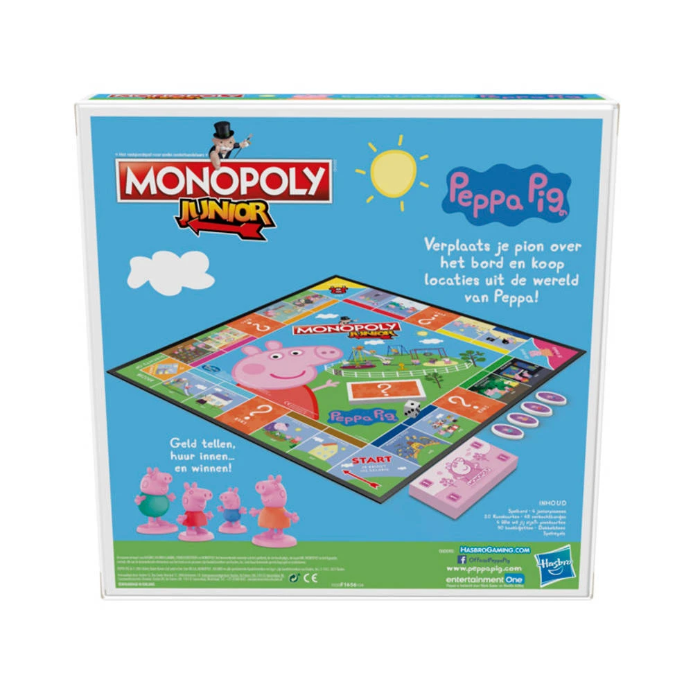 Hasbro Gaming Monopoly Junior Peppa Pig 6 Hasbro Gaming Monopoly Junior Peppa Pig - Afbeelding 6
