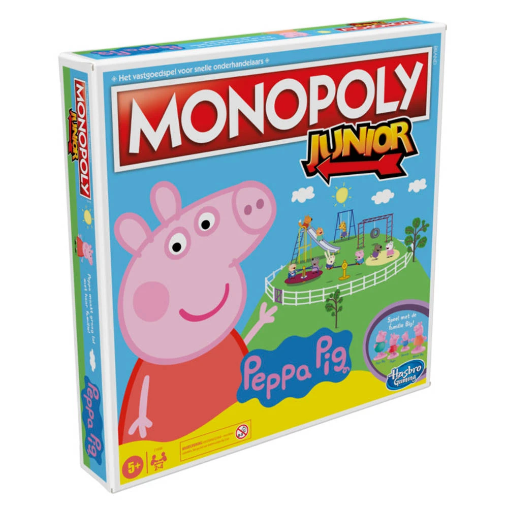 Hasbro Gaming Monopoly Junior Peppa Pig 2 Hasbro Gaming Monopoly Junior Peppa Pig - Afbeelding 2