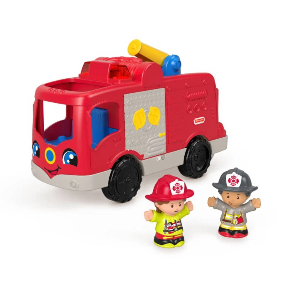 Fisher Price Fisher-Price Little People Grote Brandweerauto Speelset 1 Fisher Price Fisher-Price Little People Grote Brandweerauto Speelset