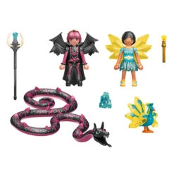 PLAYMOBIL Adventures Of Ayuma Crystal Fairy En Bat Fairy Met Totemdieren 70803 -Speelgoed Verkoop Winkel 1989321 33a58524