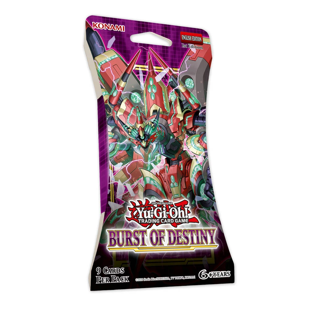 ASMODEE Yu-Gi-Oh! Burst Of Destiny Sleeved Booster 1 ASMODEE Yu-Gi-Oh! Burst Of Destiny Sleeved Booster