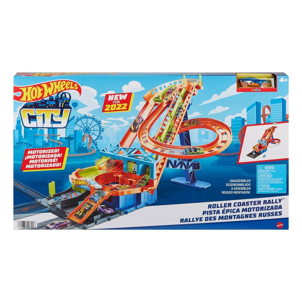 Hot Wheels City Achtbaan Rally Speelset 2 Hot Wheels City Achtbaan Rally Speelset - Afbeelding 2