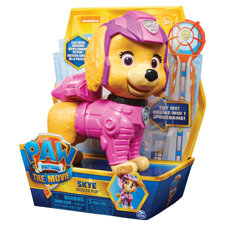 SPIN MASTER PAW Patrol: De Film Interactief Mission Pup Skye Met Geluid - 15 Cm 2 SPIN MASTER PAW Patrol: De Film Interactief Mission Pup Skye Met Geluid - 15 Cm - Afbeelding 2