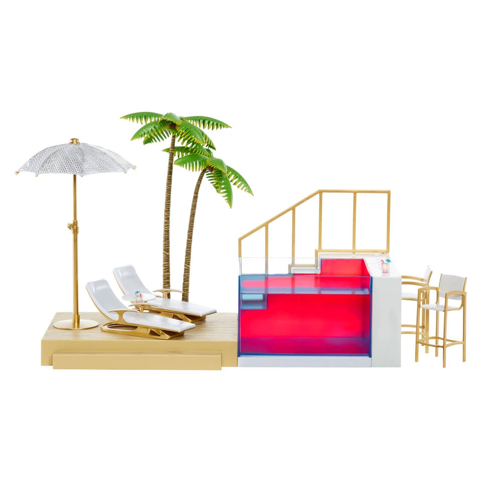 Rainbow High Kleurveranderende Pool & Beach Club Speelset 4 Rainbow High Kleurveranderende Pool & Beach Club Speelset - Afbeelding 4