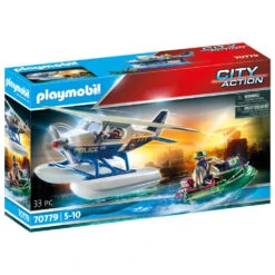 PLAYMOBIL City Action Politie Watervliegtuig Smokkelaar Achtervolging 70779