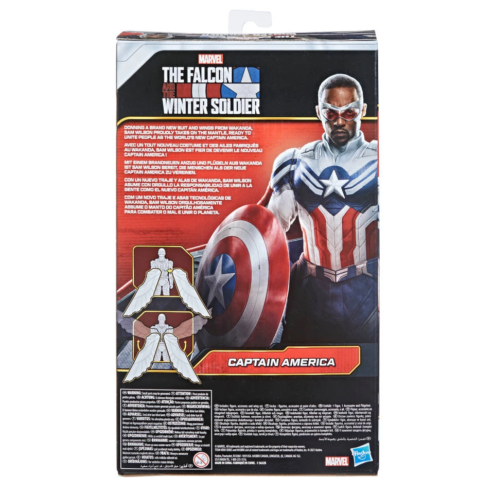 Hasbro Marvel Avengers Titan Hero Serie Captain America 4 Hasbro Marvel Avengers Titan Hero Serie Captain America - Afbeelding 4