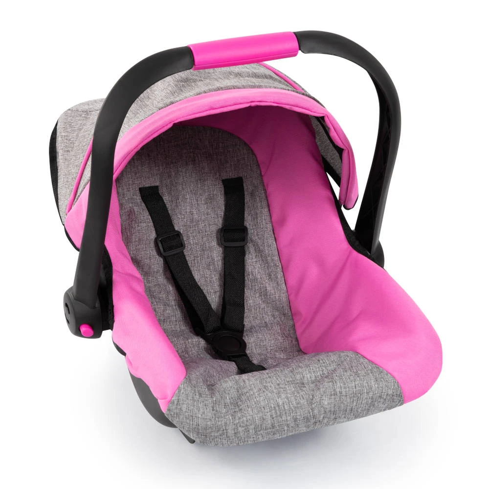 No Brand Deluxe Autostoel Met Zonnescherm - Roze 6 No Brand Deluxe Autostoel Met Zonnescherm - Roze - Afbeelding 6