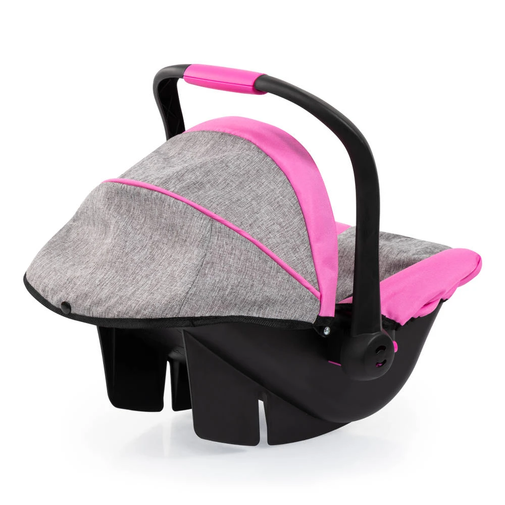 No Brand Deluxe Autostoel Met Zonnescherm - Roze 4 No Brand Deluxe Autostoel Met Zonnescherm - Roze - Afbeelding 4