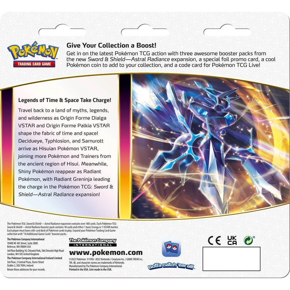 ASMODEE Pokémon TCG Sword & Shield: Astral Radiance 3BB Eevee 3 ASMODEE Pokémon TCG Sword & Shield: Astral Radiance 3BB Eevee - Afbeelding 3