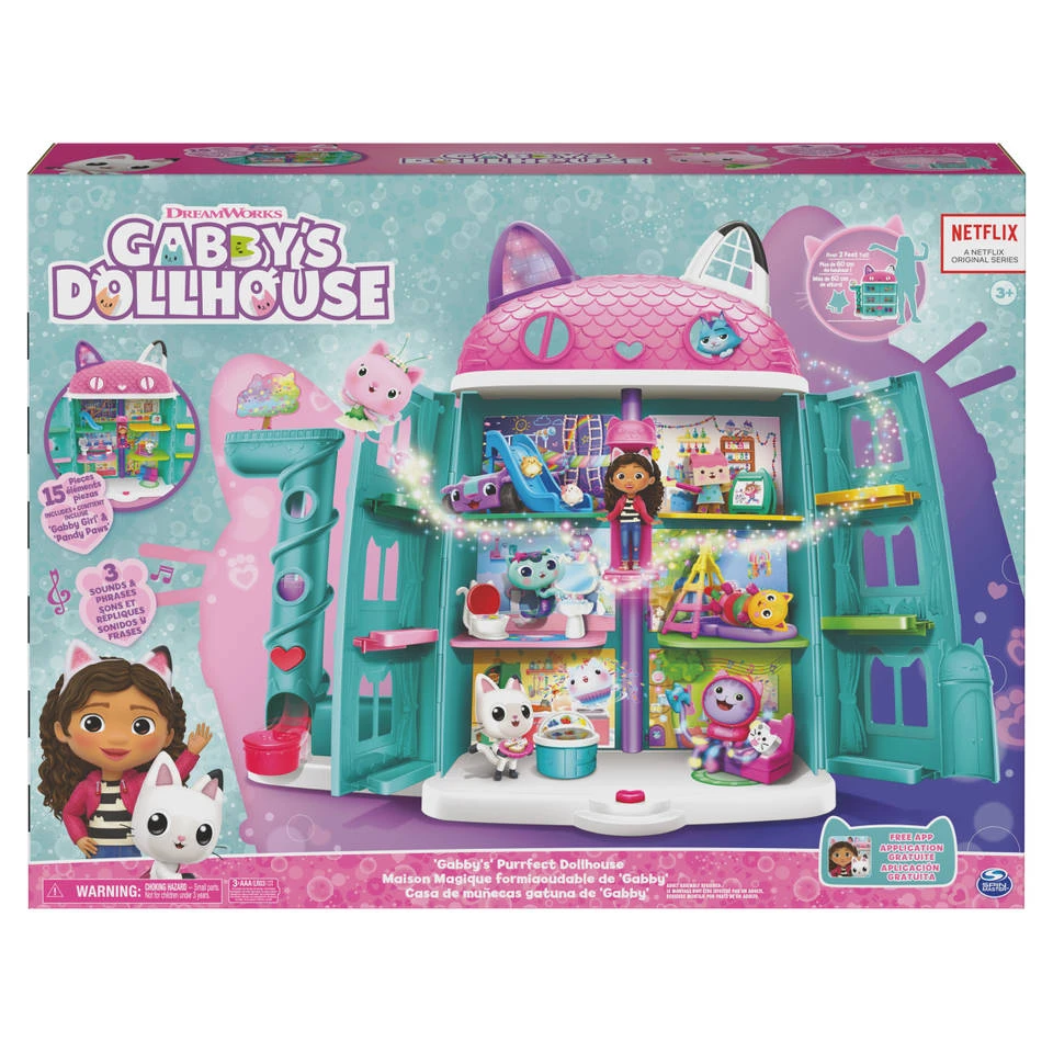SPIN MASTER Gabby's Purrfect Poppenhuis 2 SPIN MASTER Gabby's Purrfect Poppenhuis - Afbeelding 2