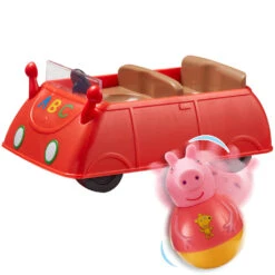 No Brand Peppa Pig Weebles Rode Auto -Speelgoed Verkoop Winkel 1993040 29e5b900