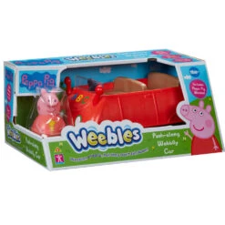 No Brand Peppa Pig Weebles Rode Auto -Speelgoed Verkoop Winkel 1993040 e27c7a18
