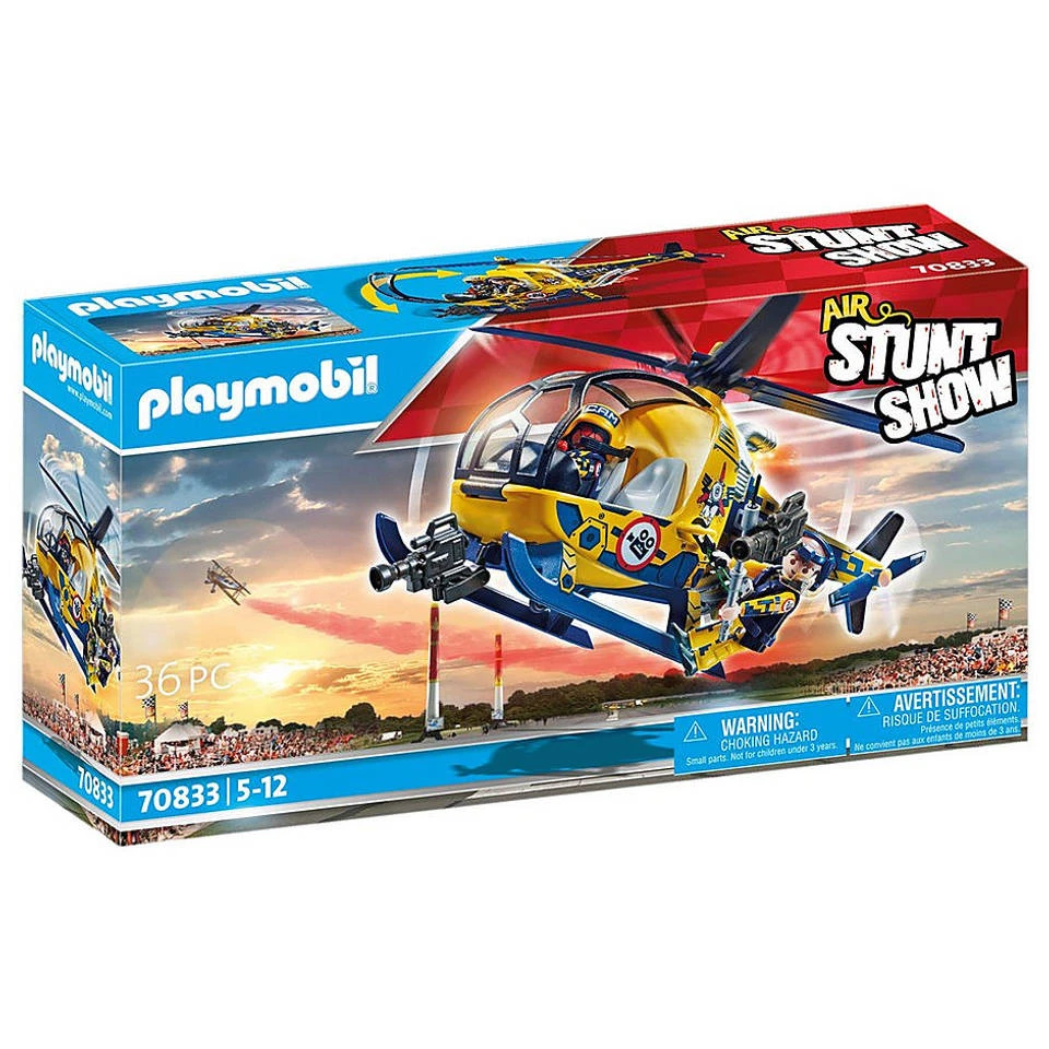 PLAYMOBIL Air Stuntshow Filmploeghelikopter 70833 1 PLAYMOBIL Air Stuntshow Filmploeghelikopter 70833