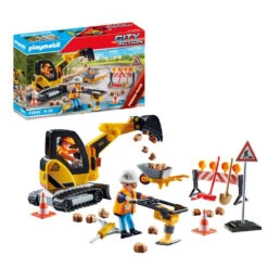 PLAYMOBIL City Action Wegenbouw 71045
