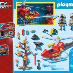 PLAYMOBIL Brandbestrijding Helikopter 71195 -Speelgoed Verkoop Winkel 1995209 9b3746ef