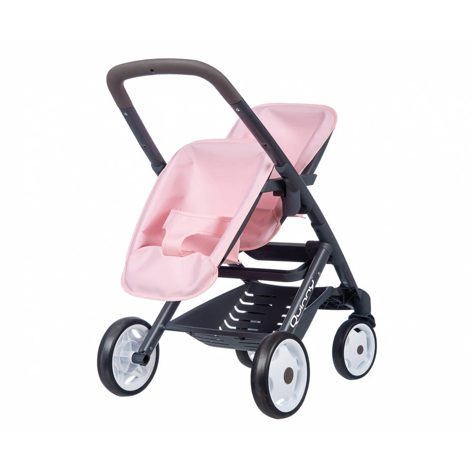 Smoby Maxi Cosi En Quinny Tweeling Poppenwagen 2 Smoby Maxi Cosi En Quinny Tweeling Poppenwagen - Afbeelding 2