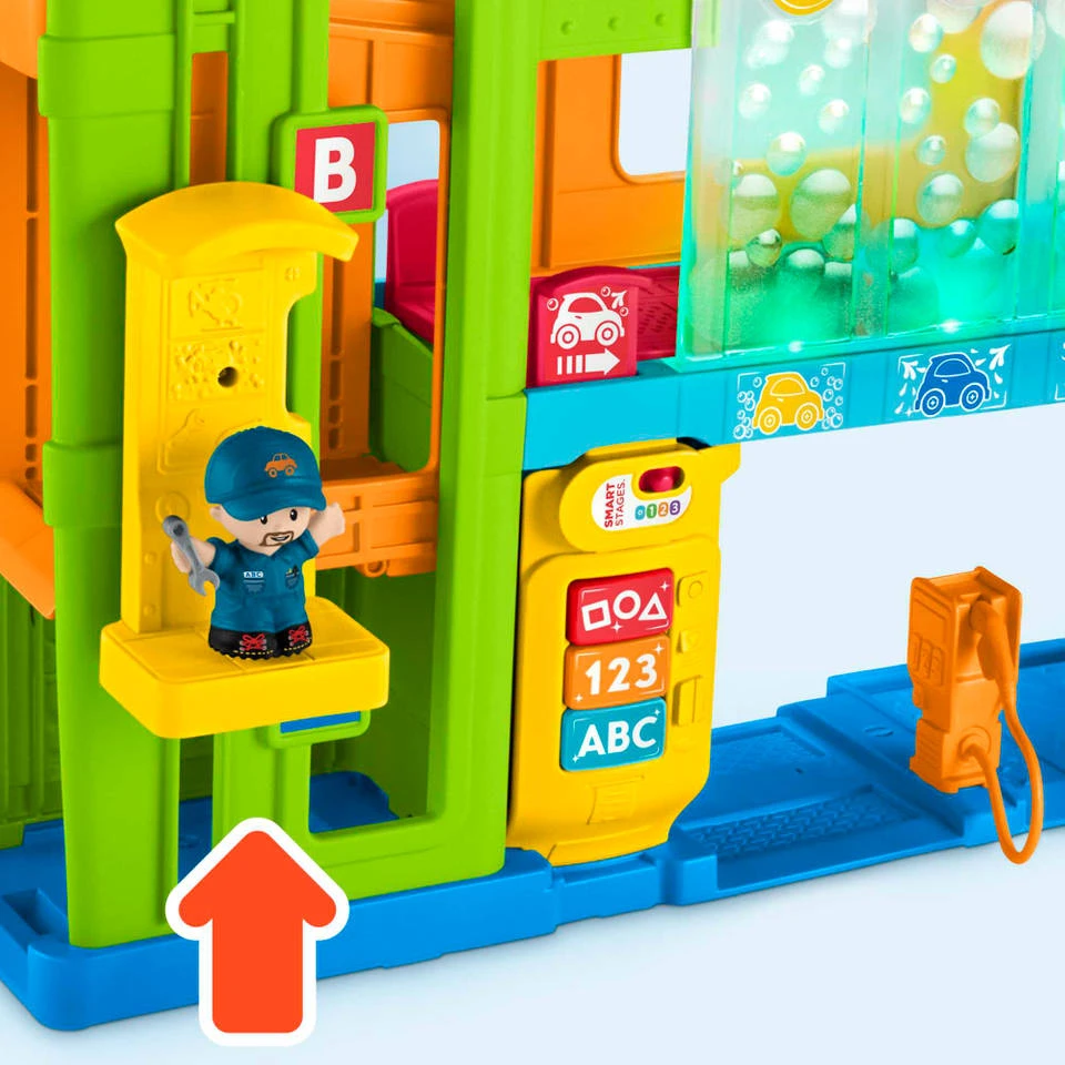 Fisher Price Fisher-Price Little People Leer Garage 4 Fisher Price Fisher-Price Little People Leer Garage - Afbeelding 4