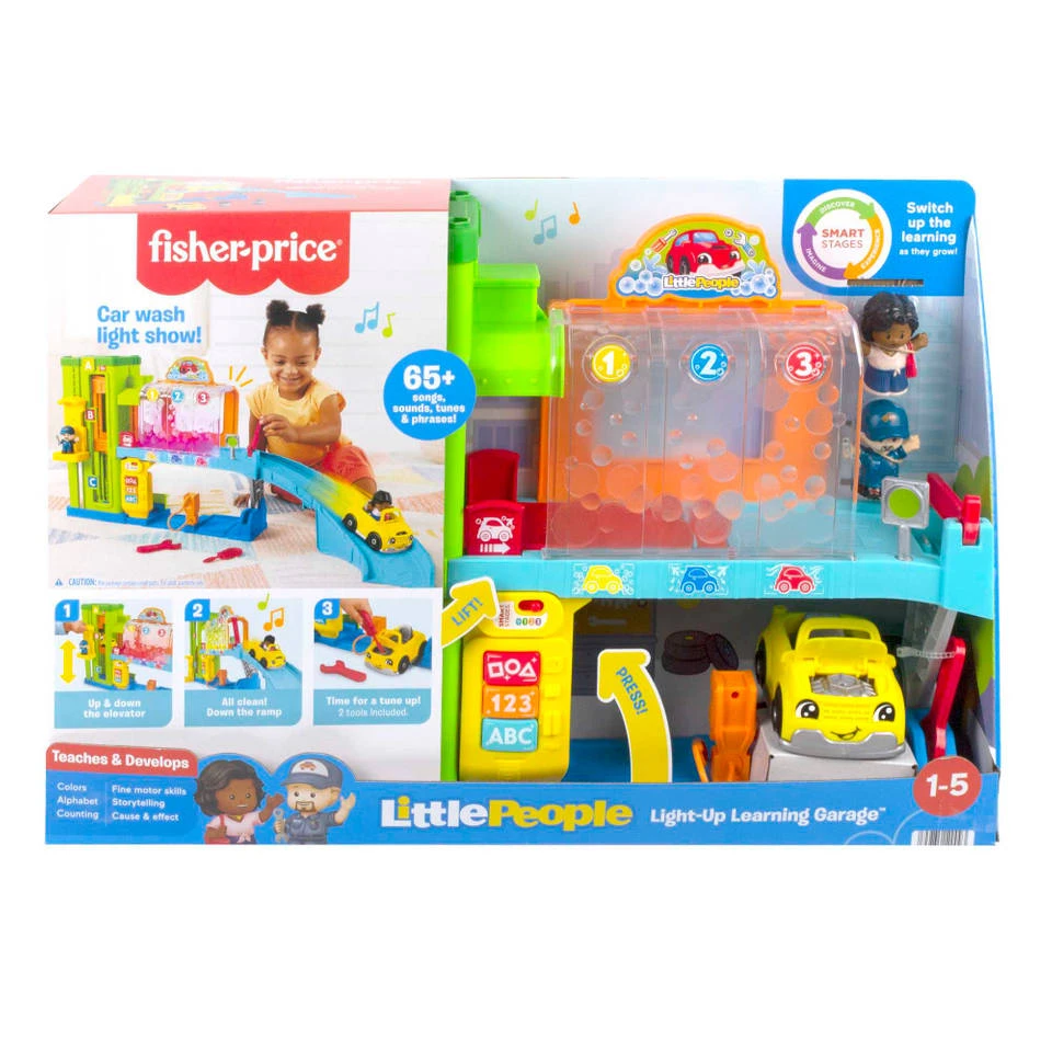Fisher Price Fisher-Price Little People Leer Garage 2 Fisher Price Fisher-Price Little People Leer Garage - Afbeelding 2