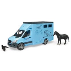 Bruder Paarden Transporter - Blauw