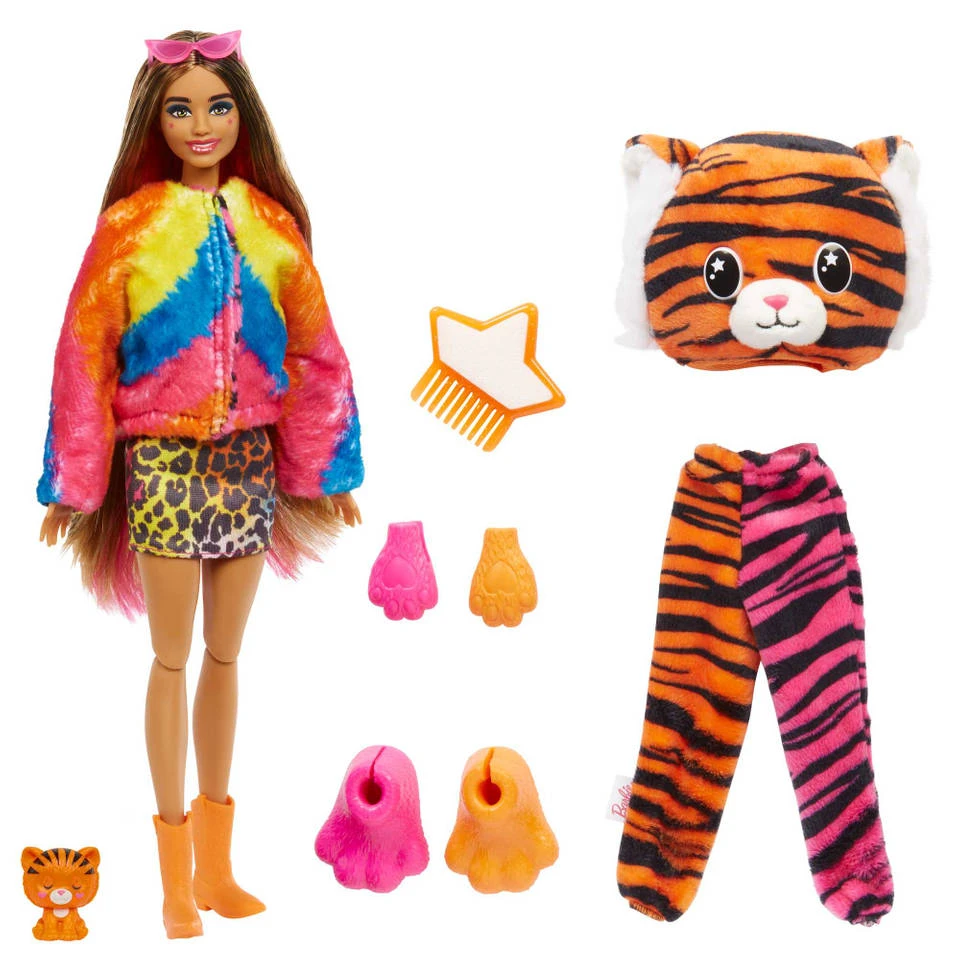 Barbie Cutie Reveal Jungle Tijger Pop 2 Barbie Cutie Reveal Jungle Tijger Pop - Afbeelding 2