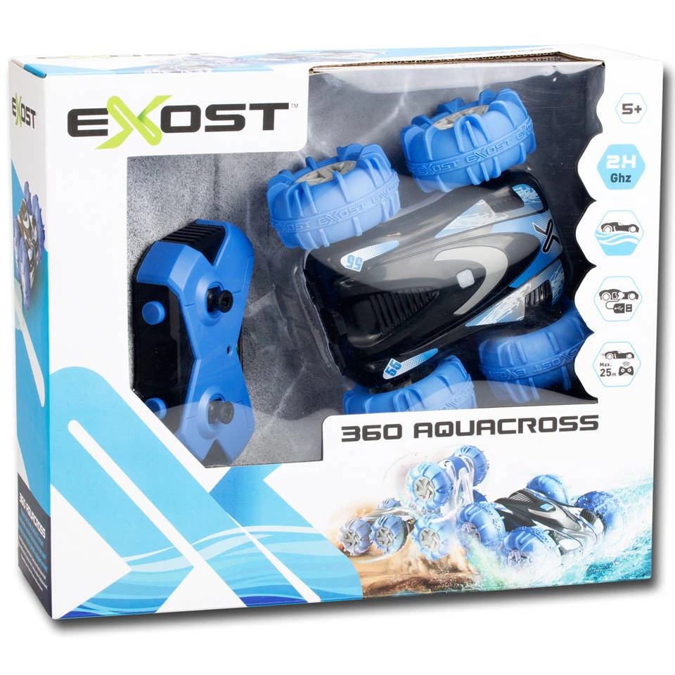 No Brand Exost 360 Op Afstandbestuurbare AquaCross Amfibie Stuntauto - 1:18 5 No Brand Exost 360 Op Afstandbestuurbare AquaCross Amfibie Stuntauto - 1:18 - Afbeelding 5