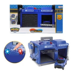 No Brand Politiegarage Speelset Met Auto En Portofoon