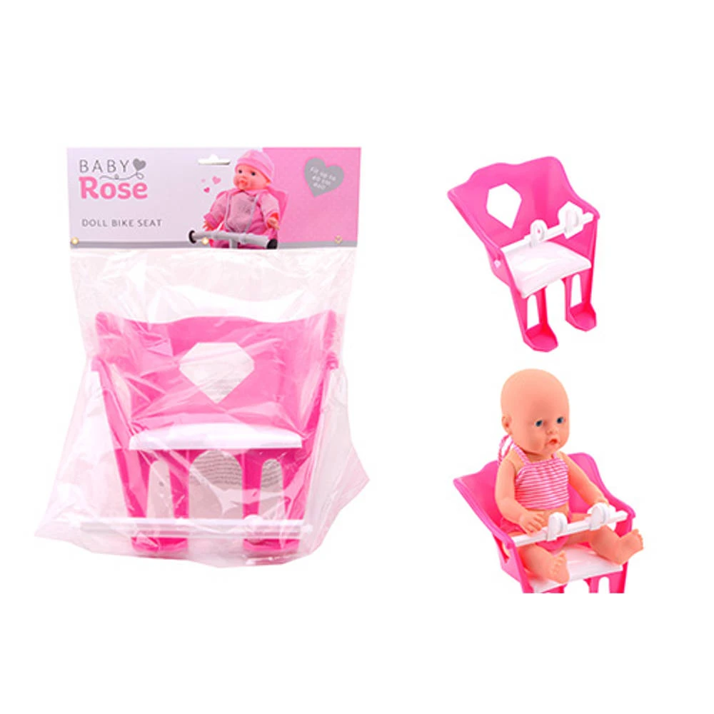 Johntoy Baby Rose Poppen Fietsstoel 1 Johntoy Baby Rose Poppen Fietsstoel