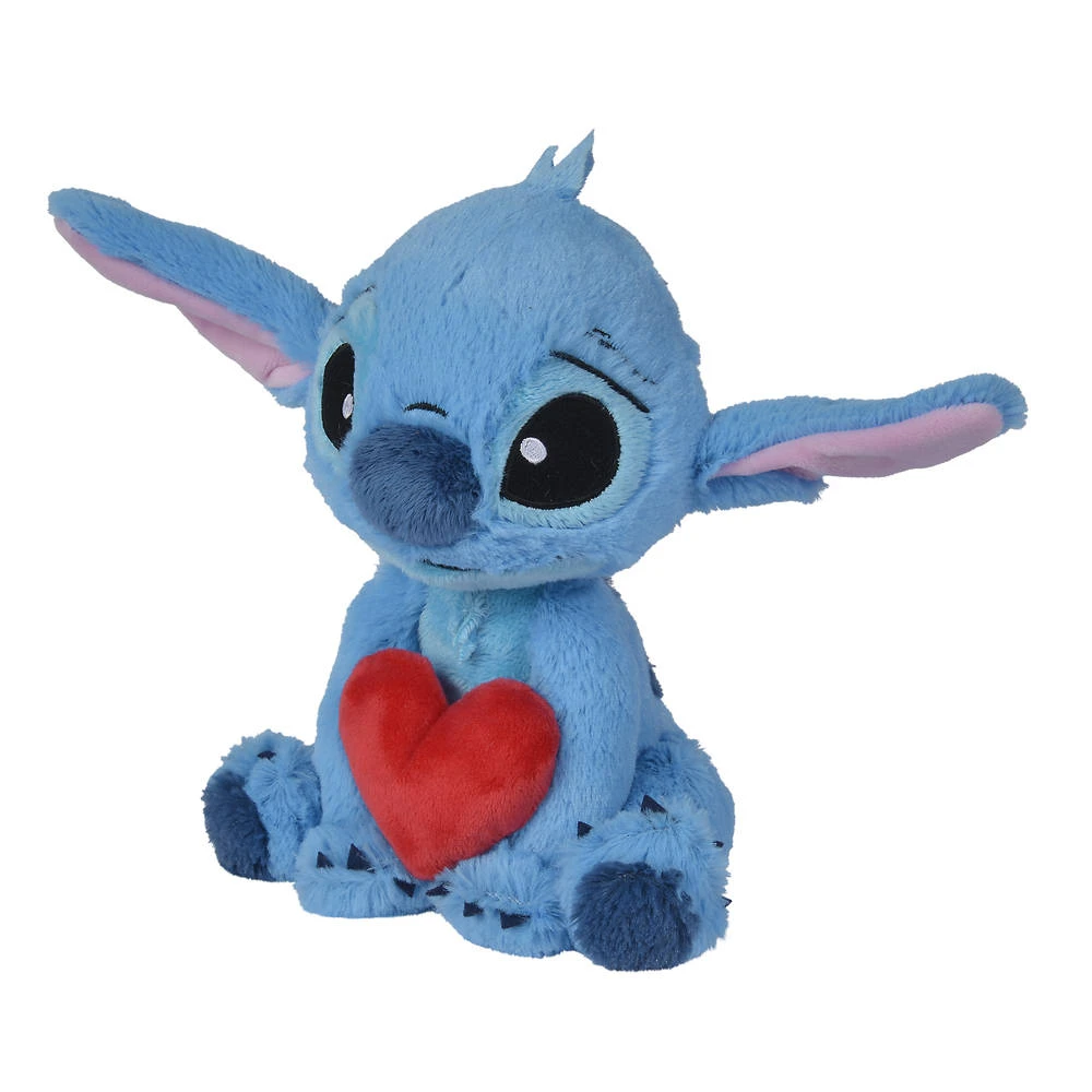 SIMBA Disney Stitch Knuffel Met Hart - 25 Cm 2 SIMBA Disney Stitch Knuffel Met Hart - 25 Cm - Afbeelding 2
